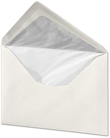 ARTOZ 25x Briefumschläge DIN C5 GEFÜTTERT Weiß - 229 x 162 mm Kuvert ohne Fenster - Umschläge mit Nassklebung - Serie Artoz 1001