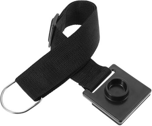 Rosenice Cello Endpin Stopper, Adjustable Cello Endpin Anchor, Non-Slip Stopper Rest Holder Stand with Thickened Foam Pad, Portable & Lightweight for Enhanced Stability During Performances (Black)