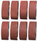 Sruhrak Schleifband 75X533mm- 16 Stück Bandschleifer Schleifbänder, je 2 Stück Körnungen 40/60/80/120/180/240/320/400 Schleifband-Set, zum Schleifen, Feilen, Schärfen und Entrosten