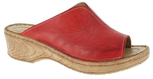 Andrea Conti Women's Sandals, red, 8.5 Women