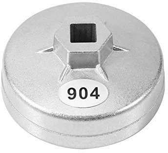 Ölfilterkappen Schlüssel, 79mm Durchmesser, 15 Rillen, Filtersockel, 904 Aluminiumkappe, Filter Patronenkappenentferner