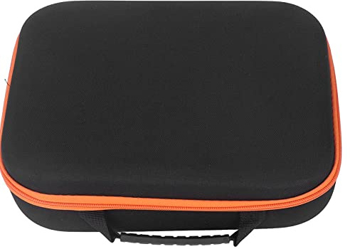 Kleine Tragbare Werkzeugtasche, 33 x 22.5 x 9 cm EVA Hartschale Aufbewahrungstasche, Schwarz Wasserdicht Hardware Werkzeug Mehrzweck Werkzeugkoffer mit Hängendem Riemen und Reißverschluss Tool Bag