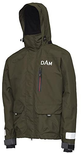 DAM Chaqueta Manitoba XT, Ropa de pesca, Chaqueta de pesca, Unisex, Verde, Triple Extra Large