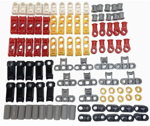 YLtremker 100Teile Technik Ersatzteile MOC Achse Buchse Klemmbausteine Set Achs-Verbinder Set