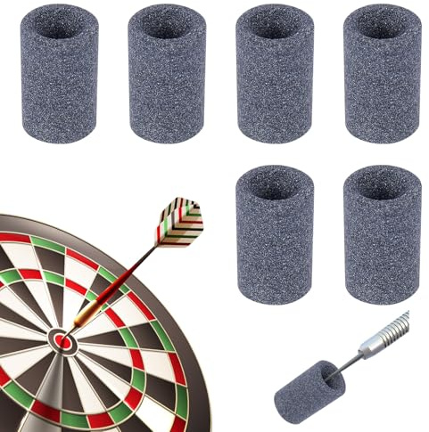 DYMHQ Dart Sharpeners Parts Multifunctional Set, 6Pcs Wear-Resistant Dart Sharpening Tool, Durable Dart Tip Sharpener, Dart Sharpening Sand Stones, Darts Points Accessories for Arrow Knife Scissor