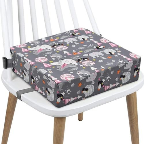 Vuggdt Sitzerhöhung für Esstisch – Stuhl-Sitzkissen, verstellbar, waschbar, Tischerhöhung, dickes Sitzkissen, bequemes Esszimmerstuhl-Pad, für Babys, Kleinkinder, Kinder
