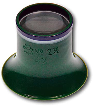 Sternkreuz Uhrmacherlupe 4-Fach Uhrmacher Okular Juwelier Lupe Augenlupe 312.SK25