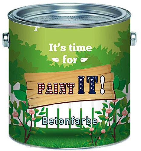 Paint IT! Pintura para hormigón para fachadas para superficies minerales como hormigón, cemento, yeso o piedra (2,5 l, otro color RAL (por favor, envíe valor RAL).