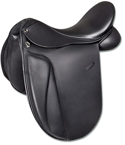 WALDHAUSEN Dressursattel Premium, Leder, 17,5''/44 cm, schwarz