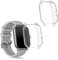 kwmobile 2X Schutzhülle kompatibel mit Huami Amazfit GTS 3 / GTS 2 / GTS 2e Hülle - Fullbody Cover Set aus Silikon - Transparent