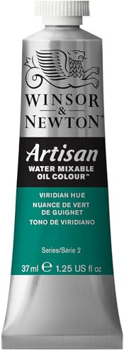 Winsor & Newton 8840582 Artisan wassermischbare Ölfarbe, hohe Pigmentkonzentration, gute Deckkraft & Lichtechtheit - 37ml Tube, Viridian Farbton