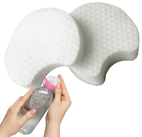 Almohadillas desmaquillantes redondas de algodón, herramienta facial natural, almohadillas cosméticas reutilizables, algodón removedor de maquillaje, para todo tipo de piel, apto para
