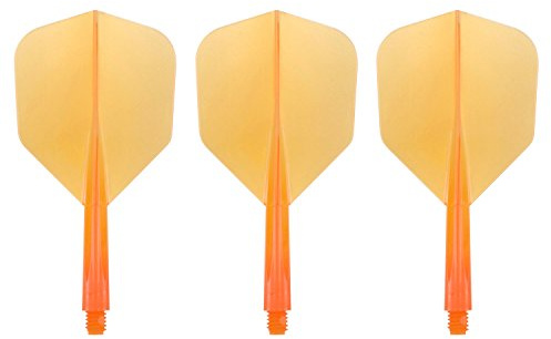 Condor Darts Flight Plain Clear Orange Small S