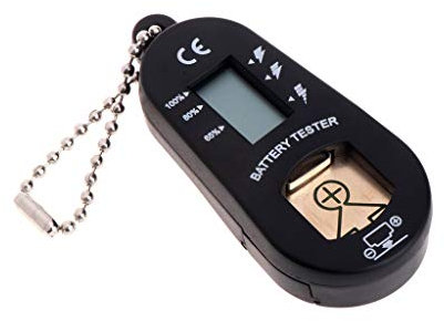 FlowerPEI Testeur universel de piles auditives LCD numérique pour piles bouton Zinc Air BC06