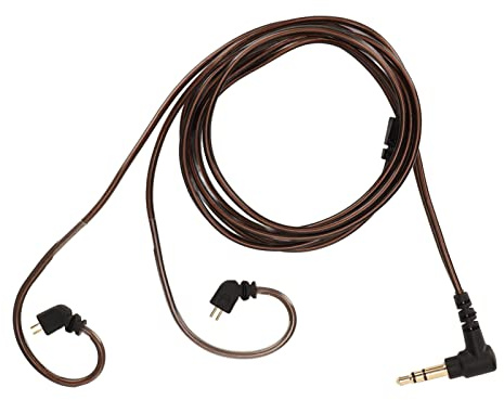 Goshyda Ersatz-Kopfhörerkabel, 120 Cm/47,2 Zoll Leitungslänge, 3,5-mm-Stecker, 2-polig, 0,78-mm-Pin-Konfiguration, Kopfhörer-Upgrade-Kabel für KZ ZSN ZSN Pro ZSN Pro X ZS10 ZSX AS12 AS16