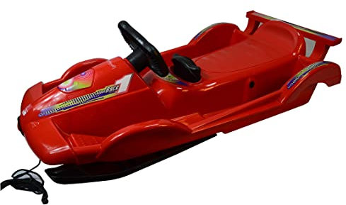 100 cm Alpen Race Rot Alpenrace Bob Race Rodel Lenkbob Lenkrodel