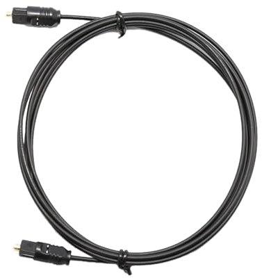 Optical Fiber Cable for Soundbar - 1.5m Digital Audio Fiber Optic Cable for Home Theater, Sound Bar, TV