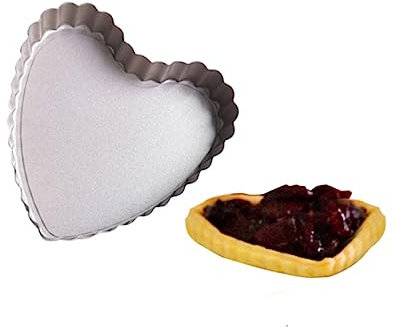 Cabilock Teglia per Crostatine All’uovo 2 Pezzi in Acciaio al Carbonio Nero