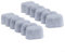 Charcoal Water Filters for Coffee Machines, Replacement Filter Elements,Espresso Machine Replacement Water Filters with Activated Charcoal, White(12pcs)
