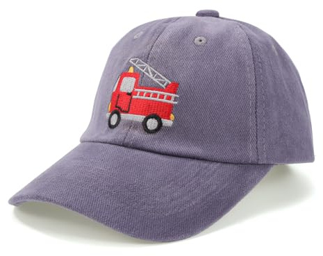 QKURT Cappellino da Baseball per Bambini, Visiere per Bambini, Cappello da Sole Unisex con Protezione UV e Rete, Cappellino Estivo per Sport all'Aria Aperta per Bambini di 2-6 Anni