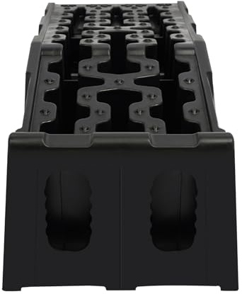 Lot de 2 rampes d'accès pour voiture et remorque - Charge maximale : 7,25 t - Cales très résistantes avec profil rainuré - Rampe antidérapante pour camping-car, SUV et voiture