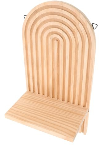 CONGARTENO Applique da Parete in Legno per Candele Tapered e Pillar Portacandele Rustico da Parete Elegante per Aromaterapia Supporto Compatto e Facile da Pulire per Decorazione Interna
