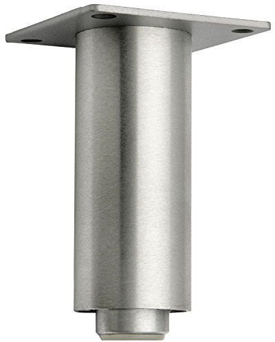 Simausrom Dekorfuß | Höhe: 190 mm | Möbelfuß | Tischfuß | Aluminium gebürstet