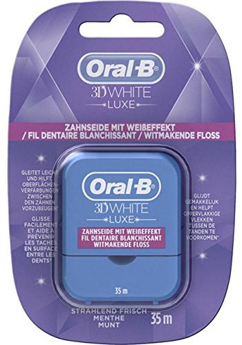 Oral-b oral b 3d white luxe zahnseide mit weißeffekt 3 x 35 m. Für schöne, weiße zähne.