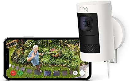 Ring Außenkamera Elite (Stick Up Cam) | HD-Sicherheitskamera mit WLAN, Überwachungskamera für aussen mit HD-Video, Gegensprech- und Nachtsichtfunktion, Kamera funktioniert mit Alexa