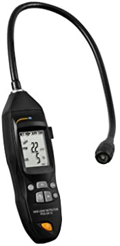 Detector de Fugas PCE-GA 12 para Gases inflamables/batería Recargable/Alarma acústica/Durabilidad de la sonda Aprox. 5 años/Alarma de vibración/indicador de Lectura hasta 10000 ppm