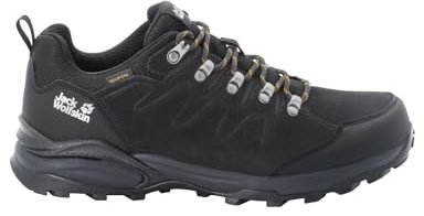 Jack Wolfskin Herren Refugio Texapore Low M Walking-Schuhe, Phantom / Burly Yellow Xt, 41 EU