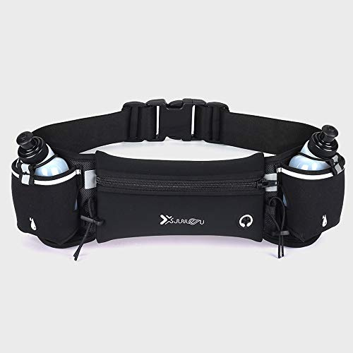 Waist Bag Running Belt with Water Bottles Phone Bag Waterproof for Sport Fitness JIANNI
