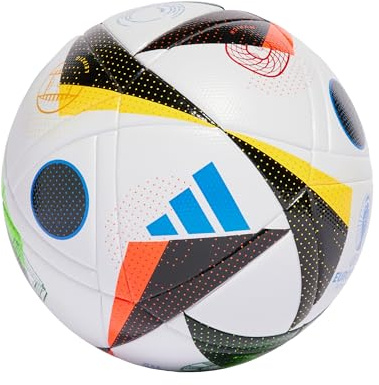 Adidas Fussballliebe League Replica Euro 2024 FIFA Quality Ball IN9367, Unisex Footballs, White, 4 EU