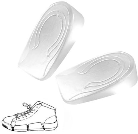 Gel - Fersenpolster,Fersenkissen für Schuhe,Gel Fersenpolster Silikon,Einlagen Fersenpolster Gel,Fersensporn Einlagen,Gel Achillessehnen,Soft Gel Einlegesohlen Einlagen für Schuhe,1PC,1CM