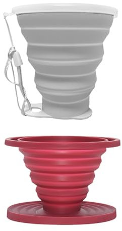 EHDWXVZM Filtro de café de 1 pieza, taza de agua plegable de 1 pieza, filtro de café plegable, filtro portátil, filtro de camping
