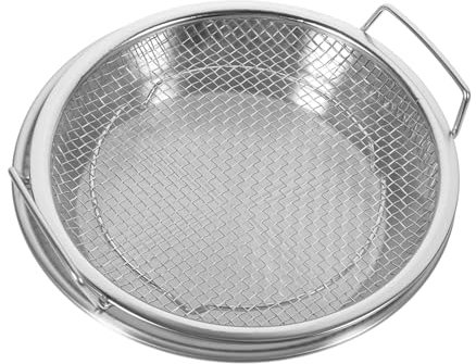 TIDTALEO Bandeja De Drenaje Colador Para Freír Bandeja Para Hornear Para Freidora De Aire Plato Para Refrigerios Para Escurrir Pollo Frito y Otros Alimentos Para Cocina y Barbacoa