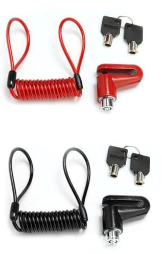 Blocco freno a disco per scooter elettrico Xiaomi M365, antifurto con sirena da 110 dB, blocco di sicurezza in metallo (55 x 45 x 25 mm, 160 g)
