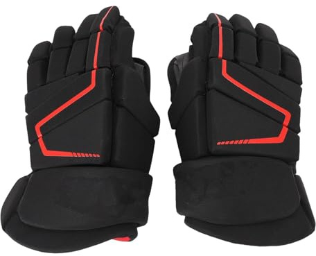 Mimdixy Guantes de Hockey sobre Hielo, Guantes Protectores Transpirables de Espuma EVA de Nailon para Exteriores, Guantes Ligeros para Deportes Juveniles y Jugadores de Hockey.