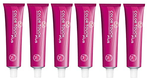 6er Wella Professionals Color Touch Plus 66/07 Dunkelblond Intensiv Natur Braun 60 ml