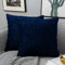 Yamonic Kissenbezüge Set Samt Soft Dekorative Kissen Fall für Sofa Schlafzimmer 40cmx40cm 2er Pack für Couch Bett Sofa Stuhl Schlafzimmer Wohnzimmer, Navy blau