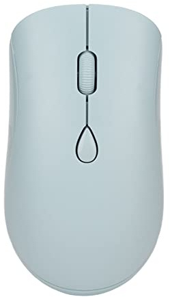 VBESTLIFE Ratón Inalámbrico, 2,4G Inalámbrico y Bluetooth 5,2 de Modo Dual, Ratón Silencioso Recargable Ergonómico de 1600DPI para Ordenadores de Sobremesa, Portátiles y PC (Azul)