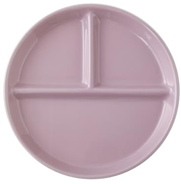 OnePine Menytallrik delad porslin, desserttallrik salladstallrik snacktallrik med 3 fack, tallrik portionskontroll keramik, delad tallrik för vuxna