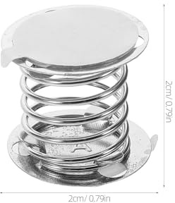 HAPINARY Bases de Resorte Metálicas para Muñecas 10 Piezas Adhesivas Doble Cara, Accesorios DIY para Juguetes Oscilantes, Tamaño 2 Cm, Uso en Manualidades y Tableros Decorativos