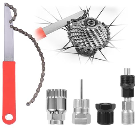 Vexaflow Outils de Démontage,Kit Complet Chaîne à Fouet et Extracteur Universel, Outil de Retrait Cassette Haute Performance, Adapté pour Cassettes de 7, 8, 9, 10 et 11 Vitesses