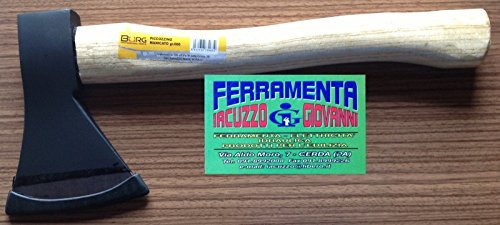 BURG PICCOZZINO ACCETTA PICCOZZA Ascia Scure SPACCALEGNA Manico Legno GR. 600 Legna