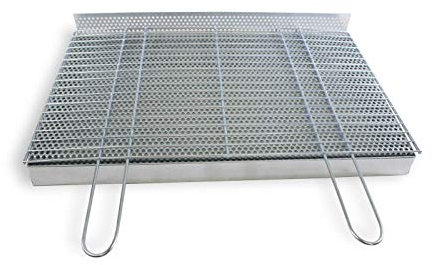BitWa Aschekasten+Grillrost 4mm+Kohlerost 100x40 cm im Set Grillkamin