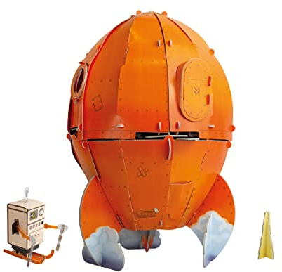 Build Your Own Wallace & Gromit Rocket - from The Movie 'A Grand Day Out' - Cardboard Craft Kit - Ages 10+