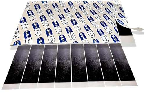 BEK-FIX® Number Plate Sticky Pads – High Strength Double-Sided Automotive Grade, Heavy Duty Adhesive Strips for Vehicle Number Plates, Licence Plates, Car Registration, Mounting Tape – 16 Pack