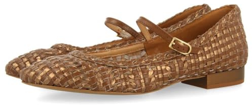 GIOSEPPO SKALICA, Scarpe Piatte Mary Jane Donna, Cuoio, 36 EU, Cuoio, 36 EU