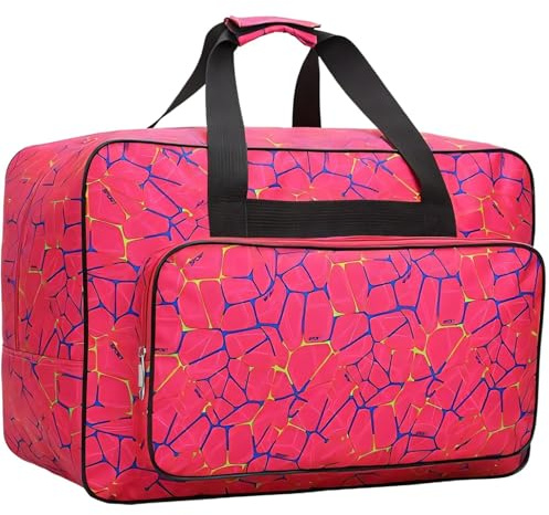Case de transporte de máquina de coser, bolsa de transporte de nylon 15x10x7, bolsas universales con bolsillos y manijas, bolsa de almacenamiento acolchada para la mayoría de las máquinas de coser es